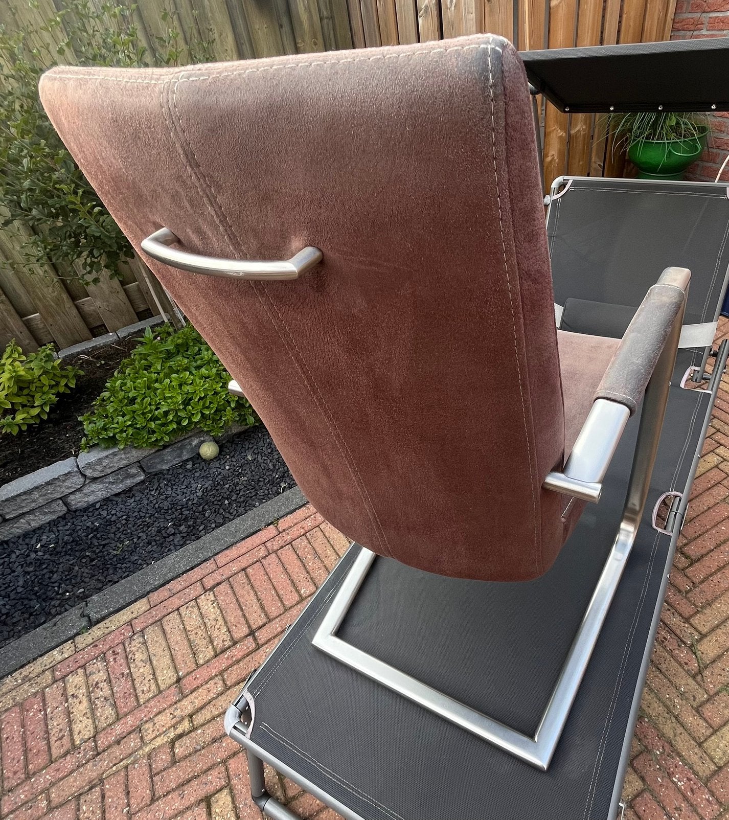 Set stoelen te koop aangeboden, Ophalen, Zo goed als nieuw, Bruin