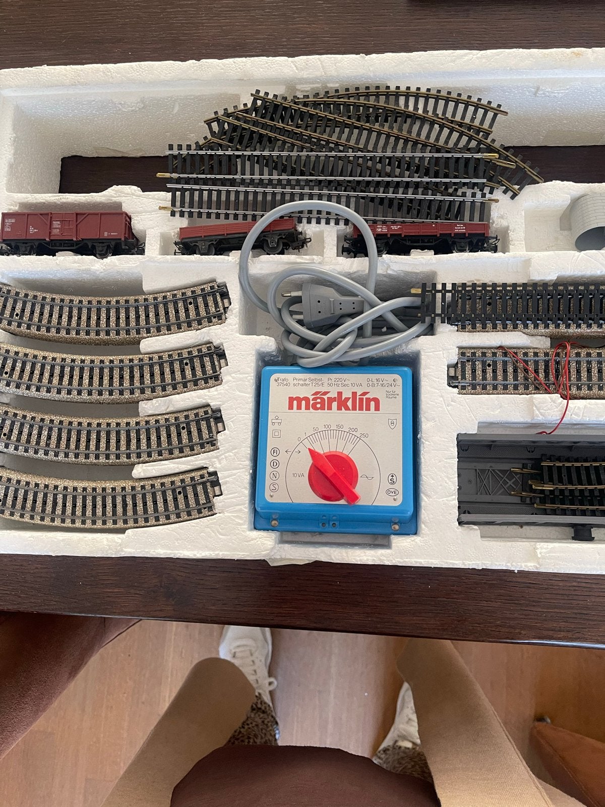 Märklin H0 Treinset met Rails en Transformator, Hobby en Vrije tijd, Wisselstroom, Ophalen of Verzenden, Märklin, Gebruikt