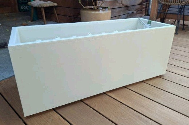 Grote rechthoekige plantenbak 100L - Nieuw, Tuin en Terras, Bloembakken en Plantenbakken, Ophalen, Kunststof, 100 cm of meer, Nieuw