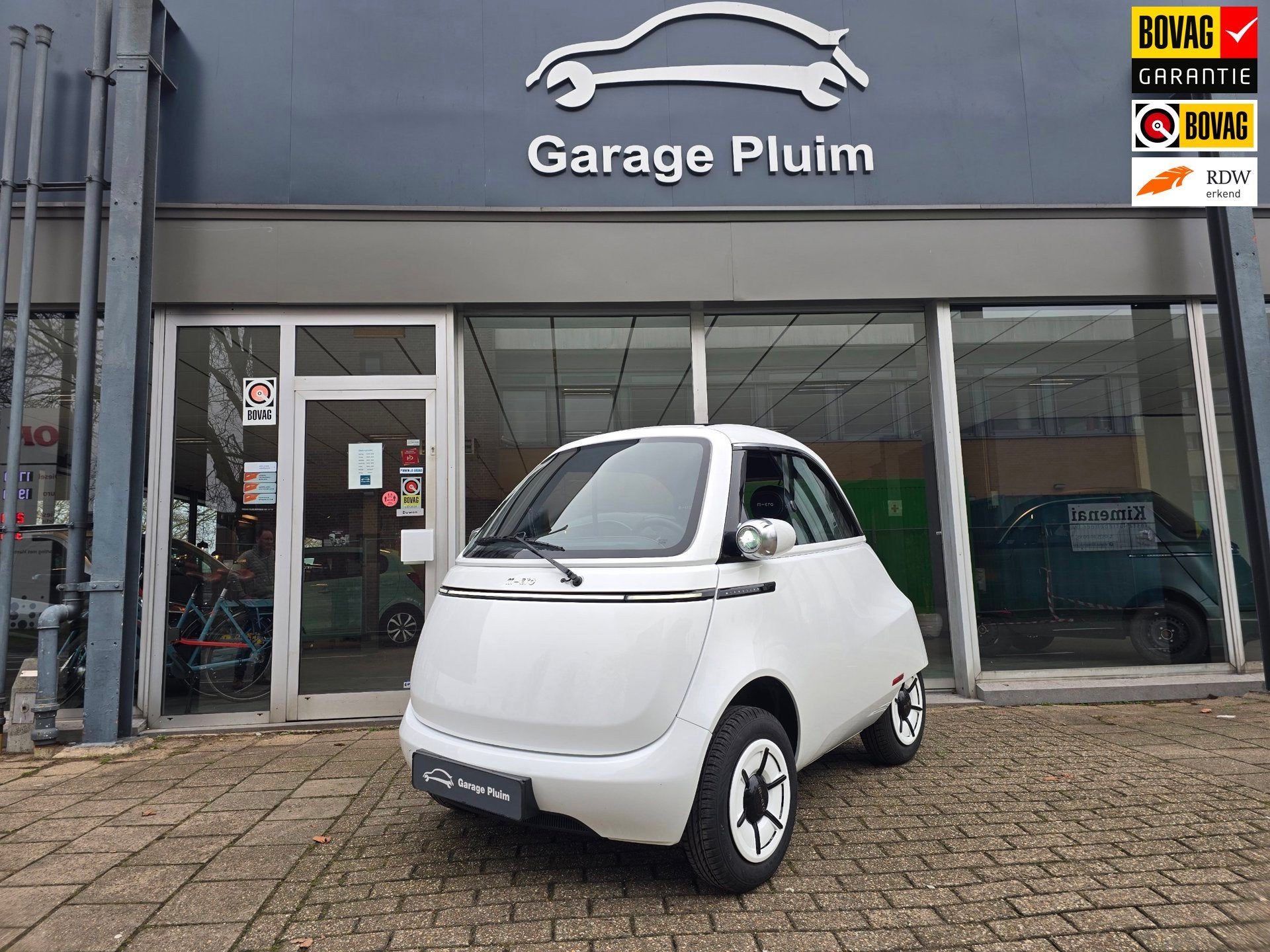 Micro Microlino Microlino Competizione 10.5 kWh L7 177 Km. 9, Auto's, Automaat, Achterwielaandrijving, Gebruikt, Zwart