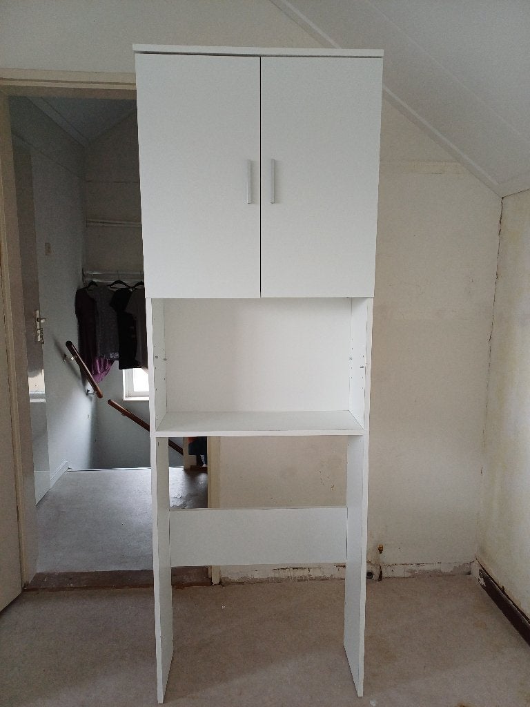 Wasmachinekast 190x64,5x23cm, Huis en Inrichting, Badkamer | Badkamermeubels, Ophalen, Gebruikt, Overige typen, 50 tot 100 cm