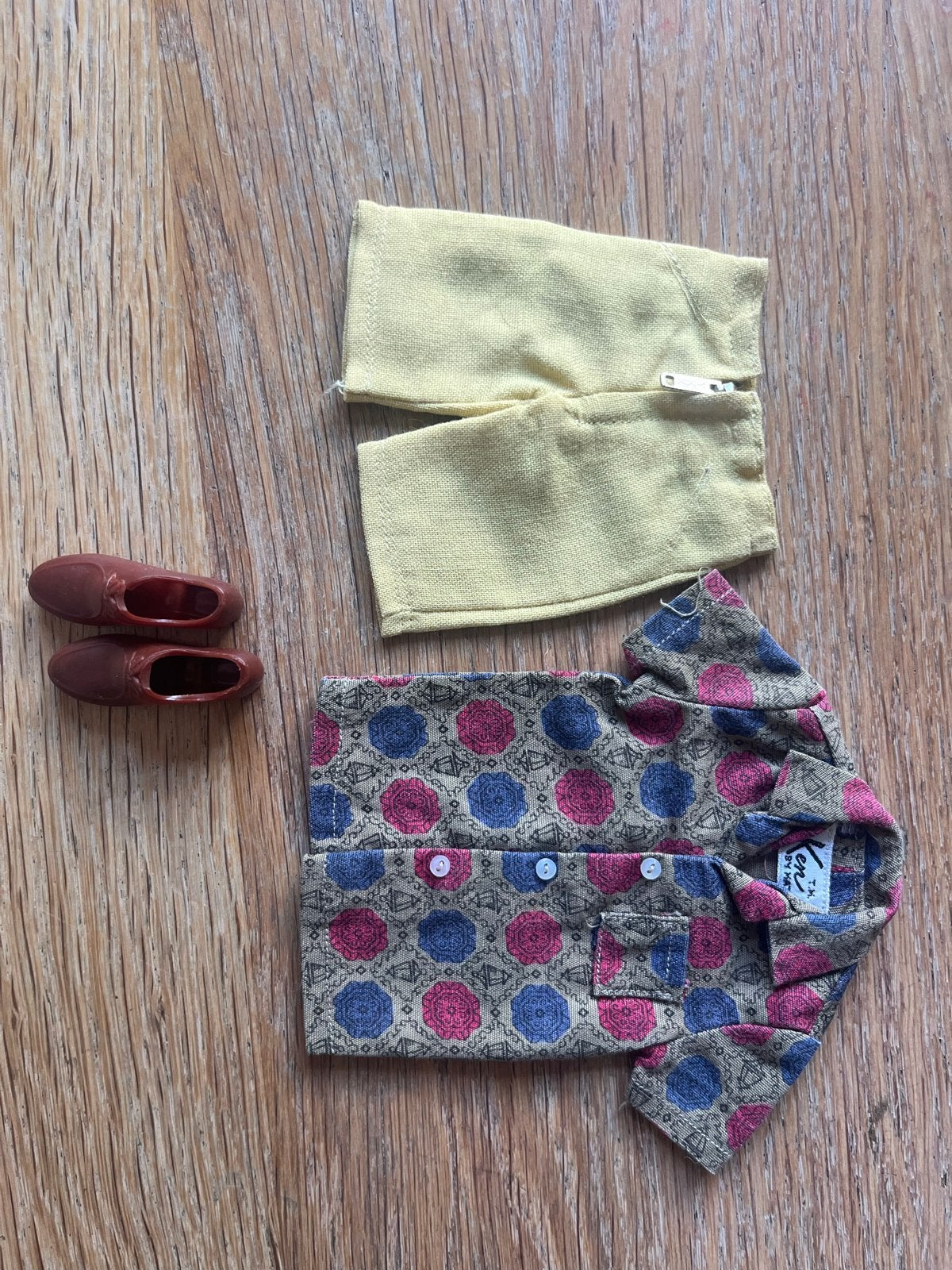 Vintage Ken Sport Shorts Outfit (1961-1963) #703, Ophalen of Verzenden, Gebruikt