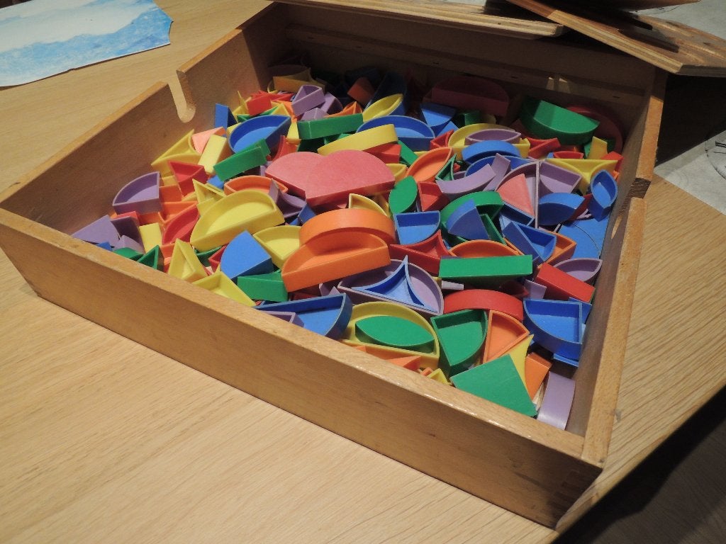 Vormenkist (kleuterschool), Kinderen en Baby's, Ophalen of Verzenden, Zo goed als nieuw