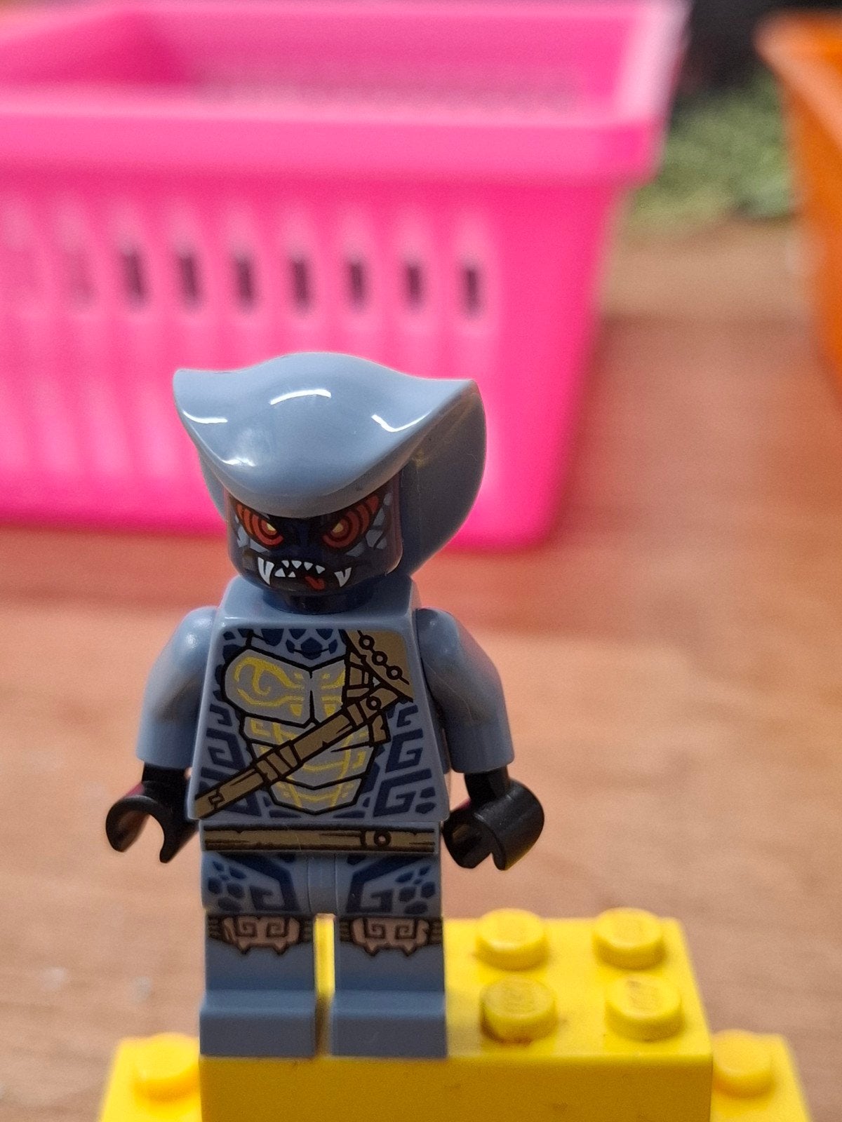 LEGO Ninjago Rattla Serpentine Warrior minifiguur, Ophalen of Verzenden, Zo goed als nieuw, Overige merken