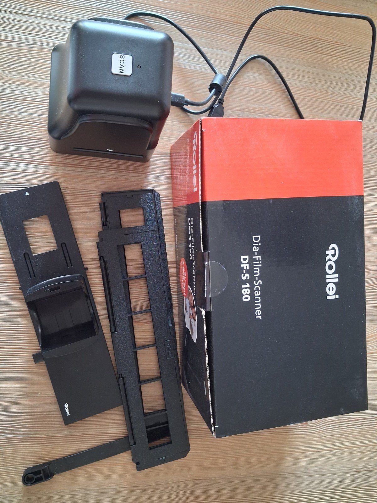 Rollei Dia-Film-Scanner DF-S 180 - Diascanner, Ophalen of Verzenden, Zo goed als nieuw, Diascanner, Rollei