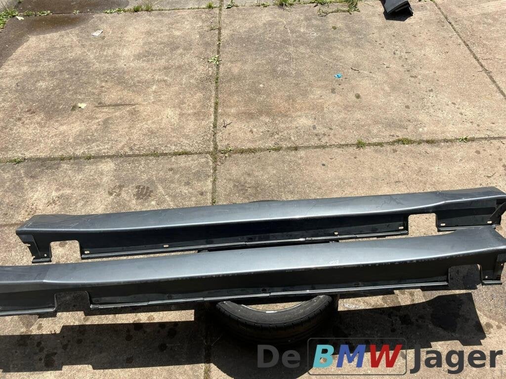 Sideskirt set grijs BMW 5-serie E60 E61 51777033759, Gebruikt, Ophalen of Verzenden, BMW, BMW