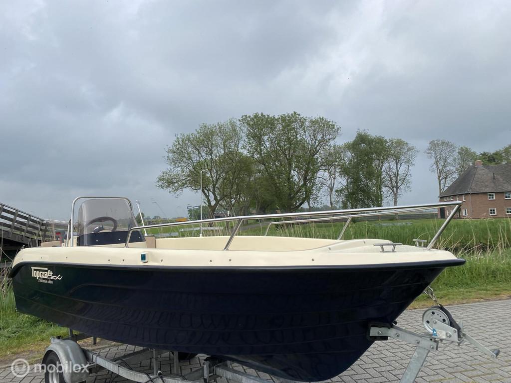 Topcraft 440 Millenium ebition / 15 pk Suzuki 4 takt motor, Watersport en Boten, 10 tot 30 pk, Gebruikt, Overige brandstoffen