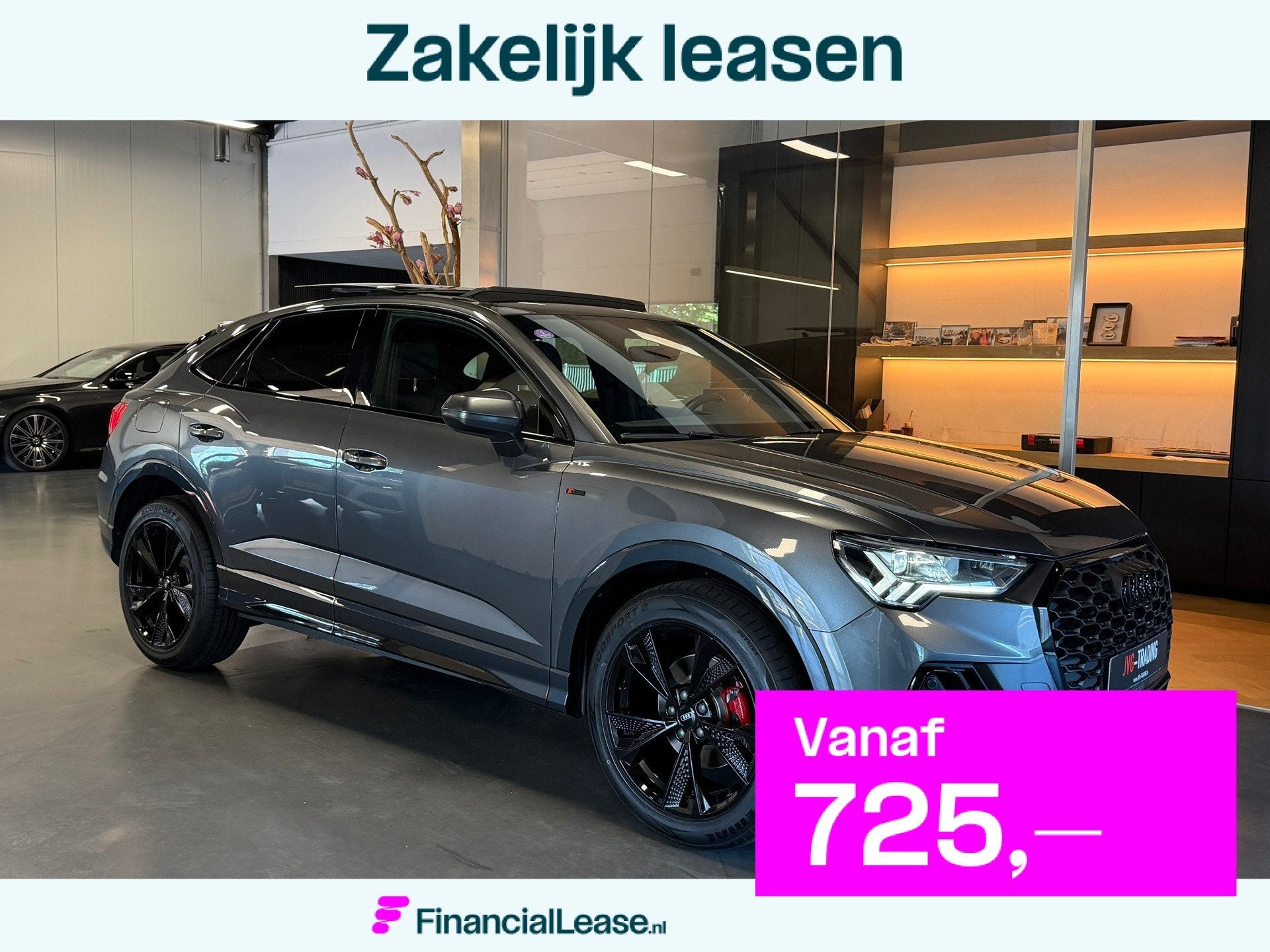 Audi Q3 Sportback 35 TFSI 3X S line Panorama Camera Keyless, 15 km/l, Zwart, 4 cilinders, 150 pk