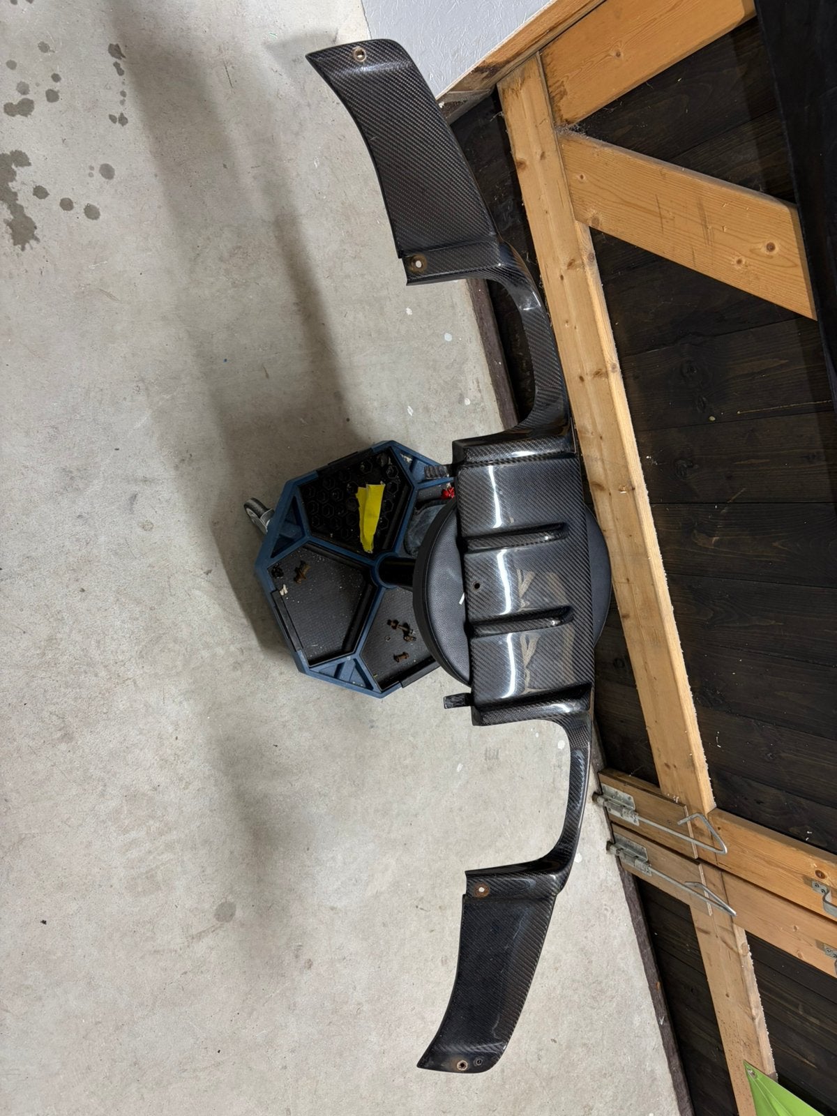 Carbon diffusor BMW M3 e92, Ophalen of Verzenden, Gebruikt, Achter, BMW