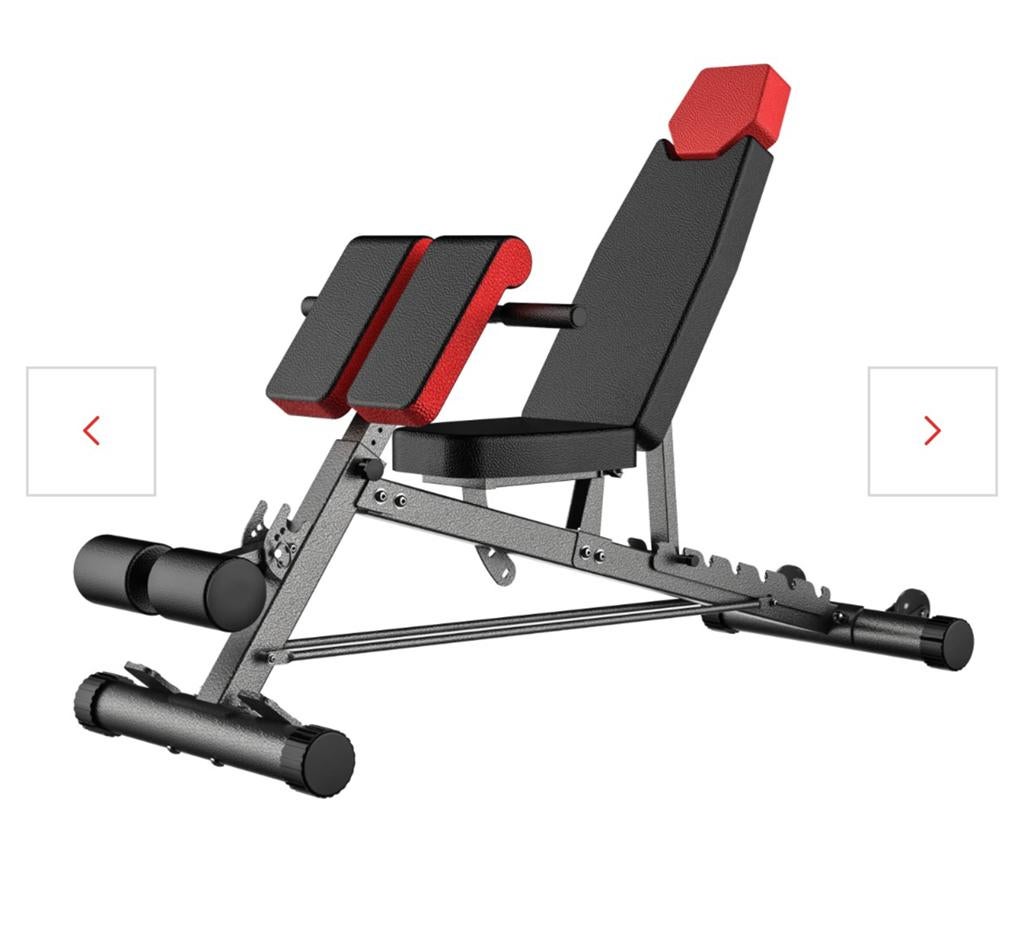 Nieuwe MULTI-FUNCTIONAL ADJUSTABLE FID WEIGHT BENCH, Krachtstation, Ophalen of Verzenden, Metaal, Armen