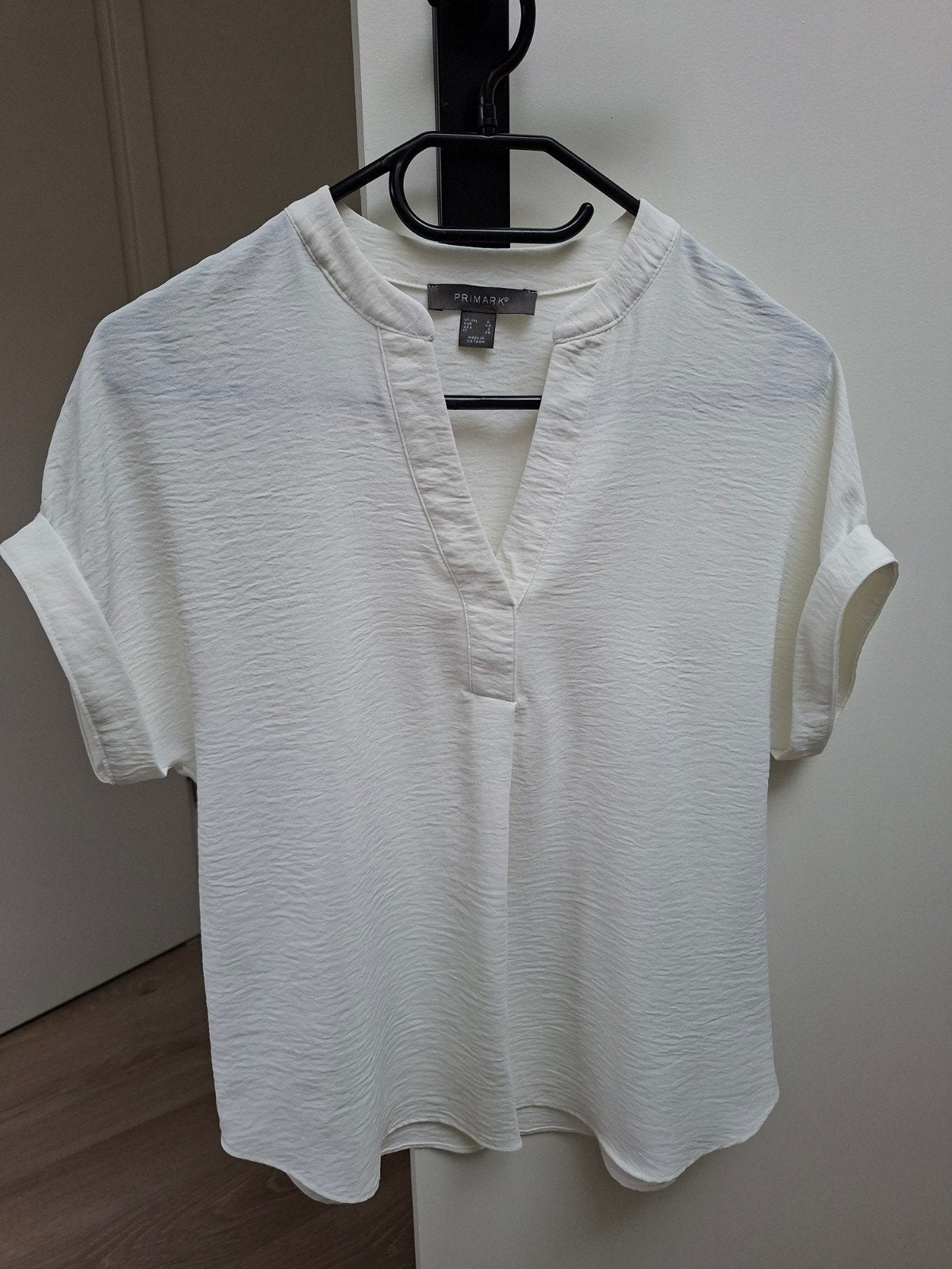 Creme witte blouse Primark - maat XS 34, Primark, Wit, Ophalen of Verzenden, Maat 34 (XS) of kleiner