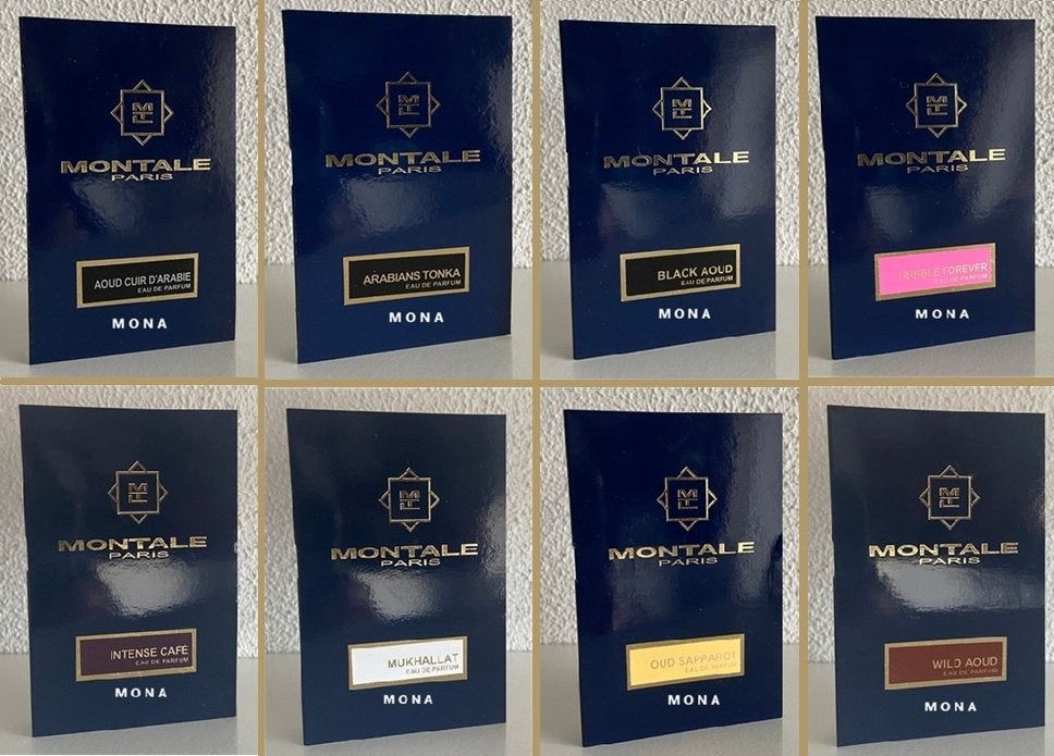 Montale set 8 niche parfum samples proefjes testers monsters, Verzenden, Nieuw