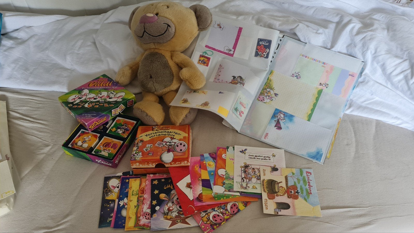 Grote Diddl Verzameling: Knuffel, Memory, Papier & Kaarten, Verzamelen, Ophalen of Verzenden, Diddl, Gebruikt, Knuffel