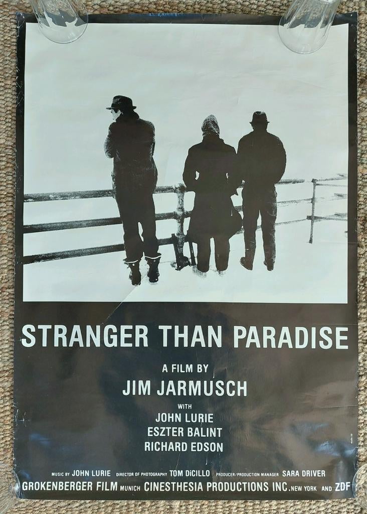 Stranger Than Paradise film poster originele filmposter, Ophalen of Verzenden, Gebruikt, Film en Tv