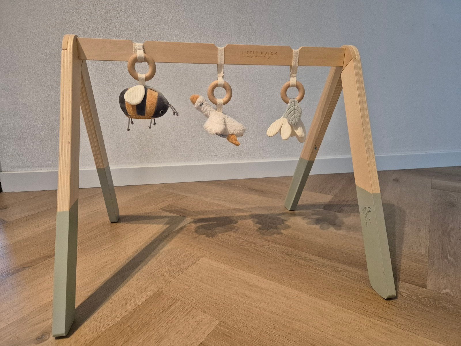 Little Dutch Babygym van hout met bij, gans en bloem, Ophalen, Gebruikt, Babygym