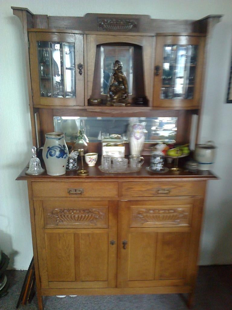 buffet kast   o h, Ophalen of Verzenden, Gebruikt, 25 tot 50 cm, 200 cm of meer