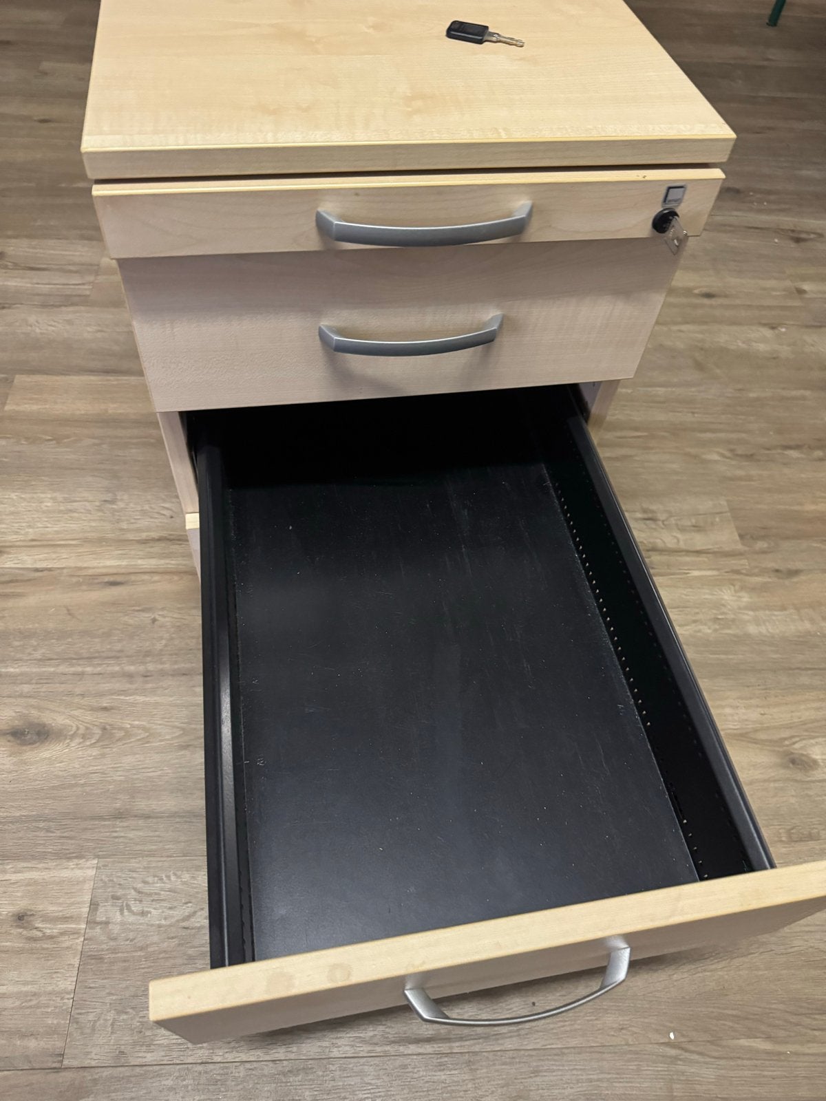 Ladeblok met 4 laden - licht eiken kleur, Ophalen, Minder dan 50 cm, Gebruikt, 3 of 4 laden