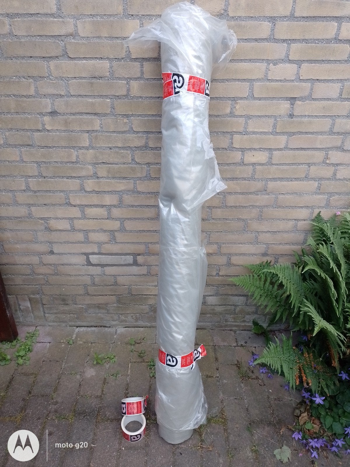 Asbest folie, Ophalen, Nieuw, 15 m² of meer, Folie