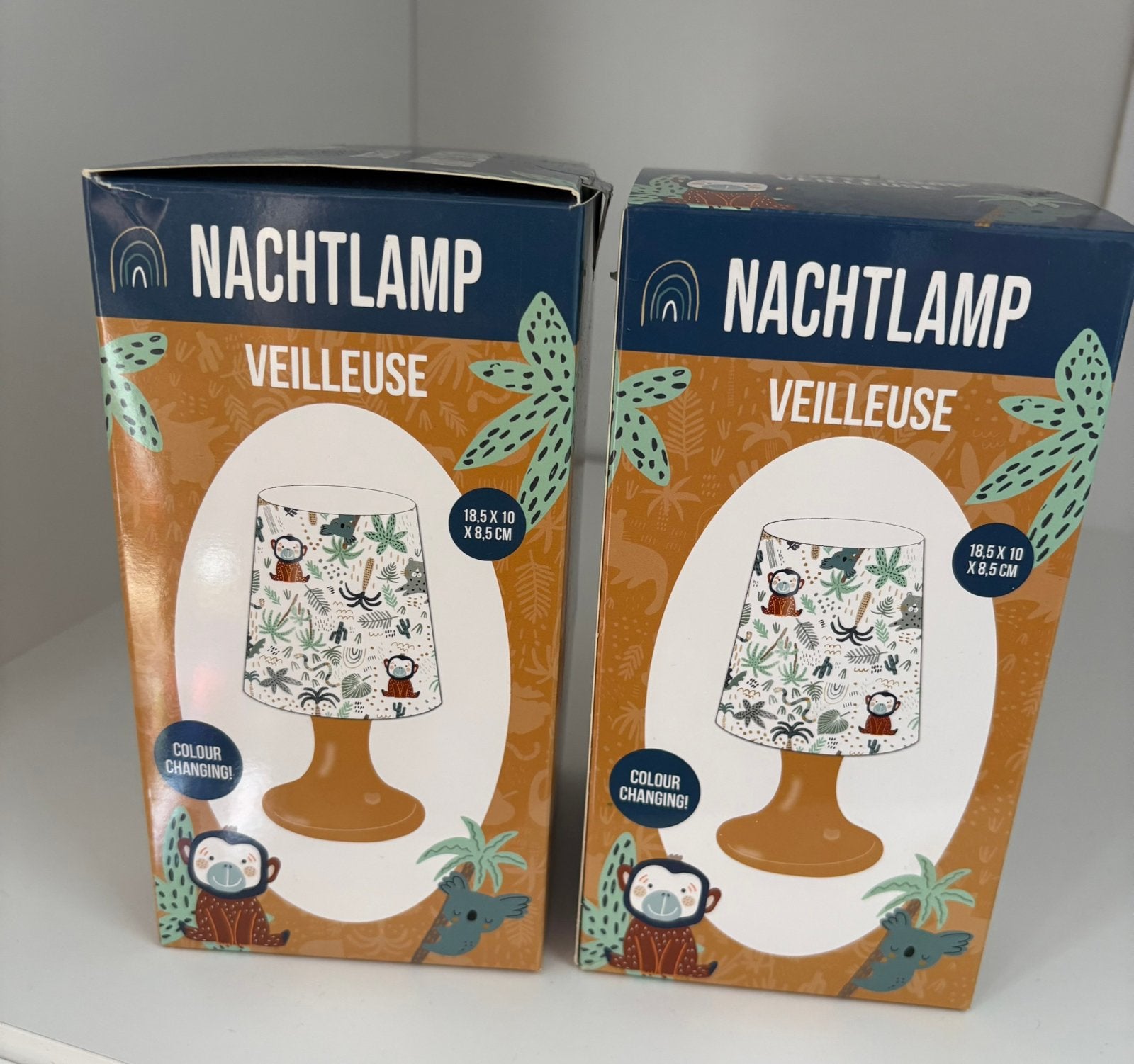 NIEUW 2x nachtlampje, Kinderen en Baby's, Ophalen, Overige merken, Nieuw, Meerkleurig