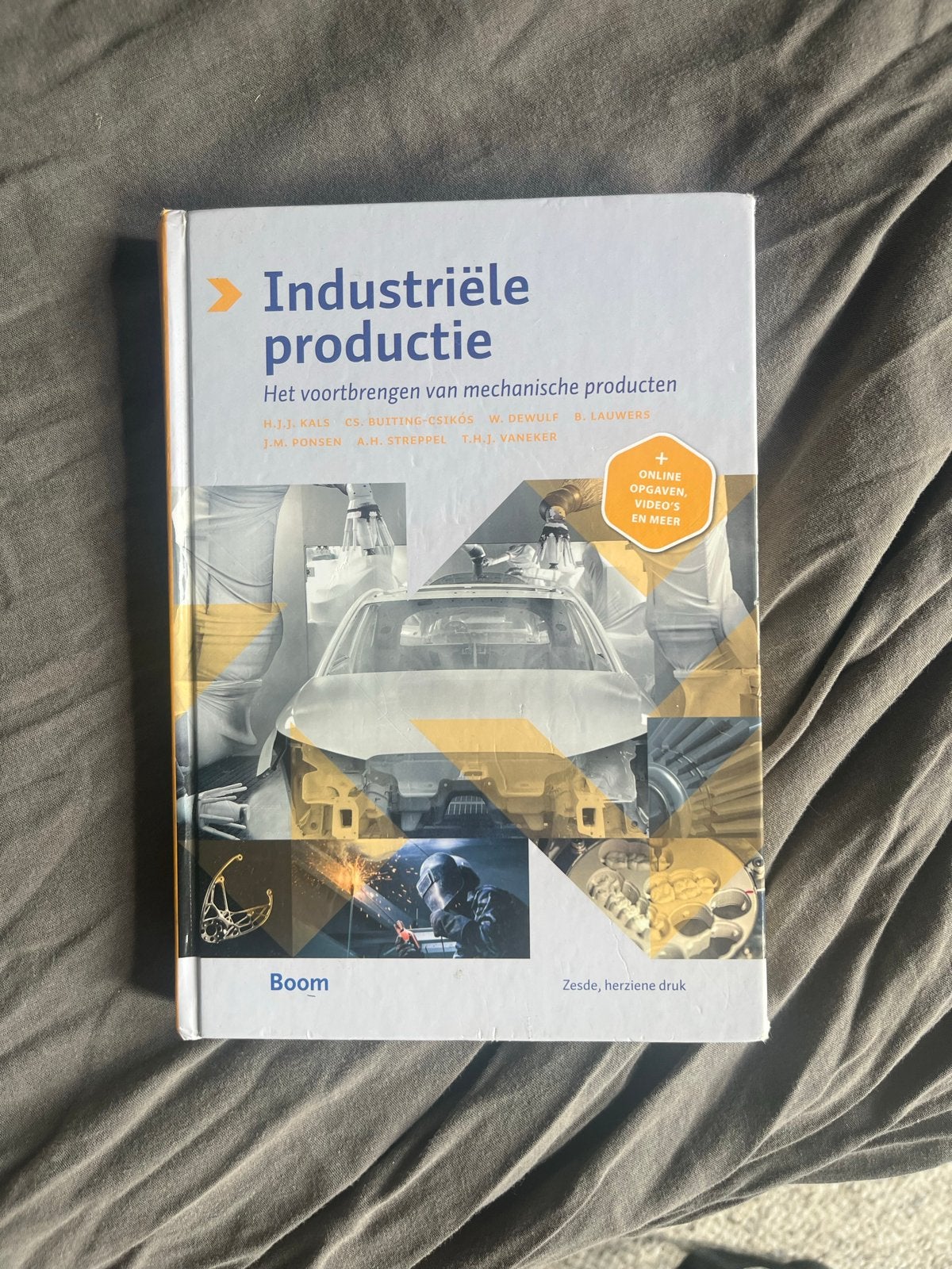 Industriële Productie - Het voortbrengen van mechanische pro, Boeken, Ophalen of Verzenden, Beta, Zo goed als nieuw, HBO