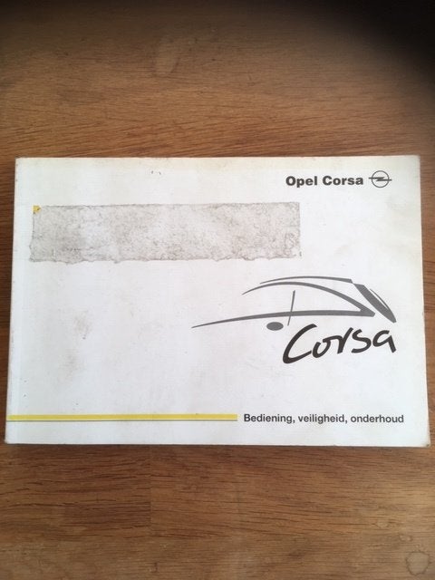 Opel Corsa   Handleiding   2001   NL, Ophalen of Verzenden
