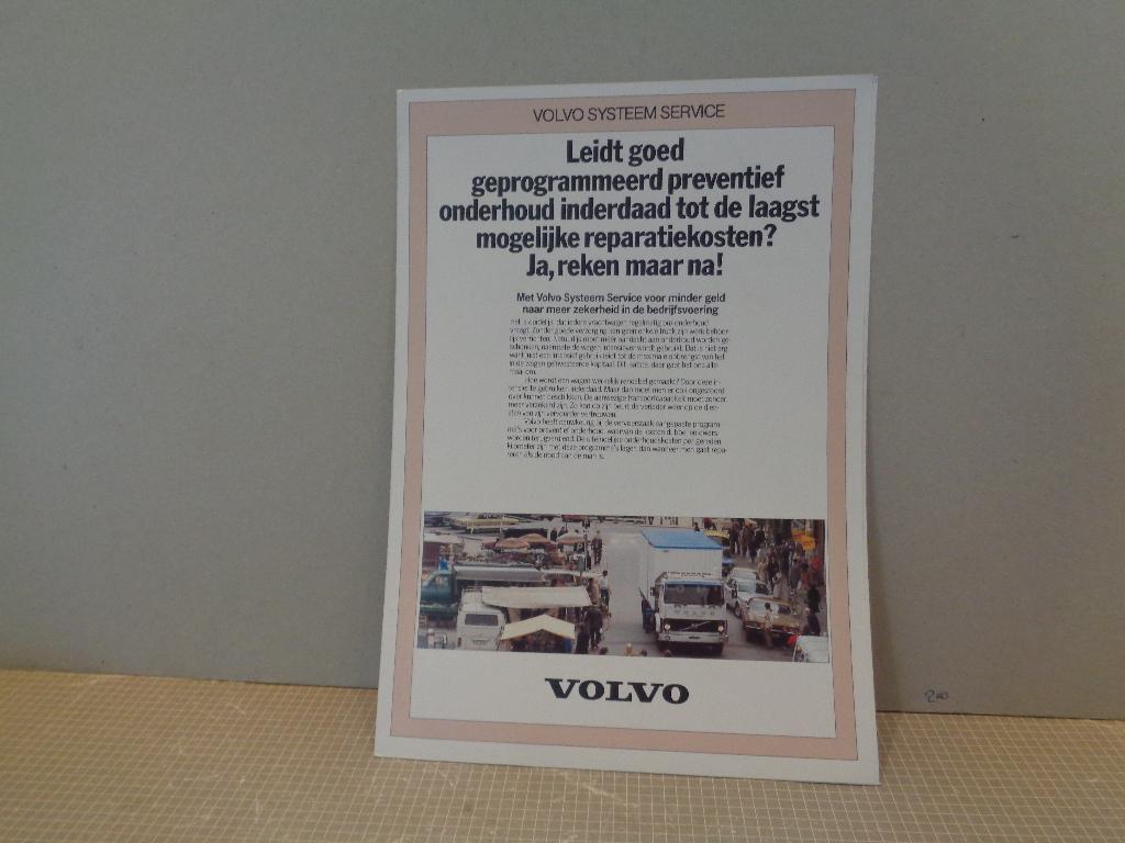 volvo folder, Ophalen of Verzenden, Zo goed als nieuw, Volvo