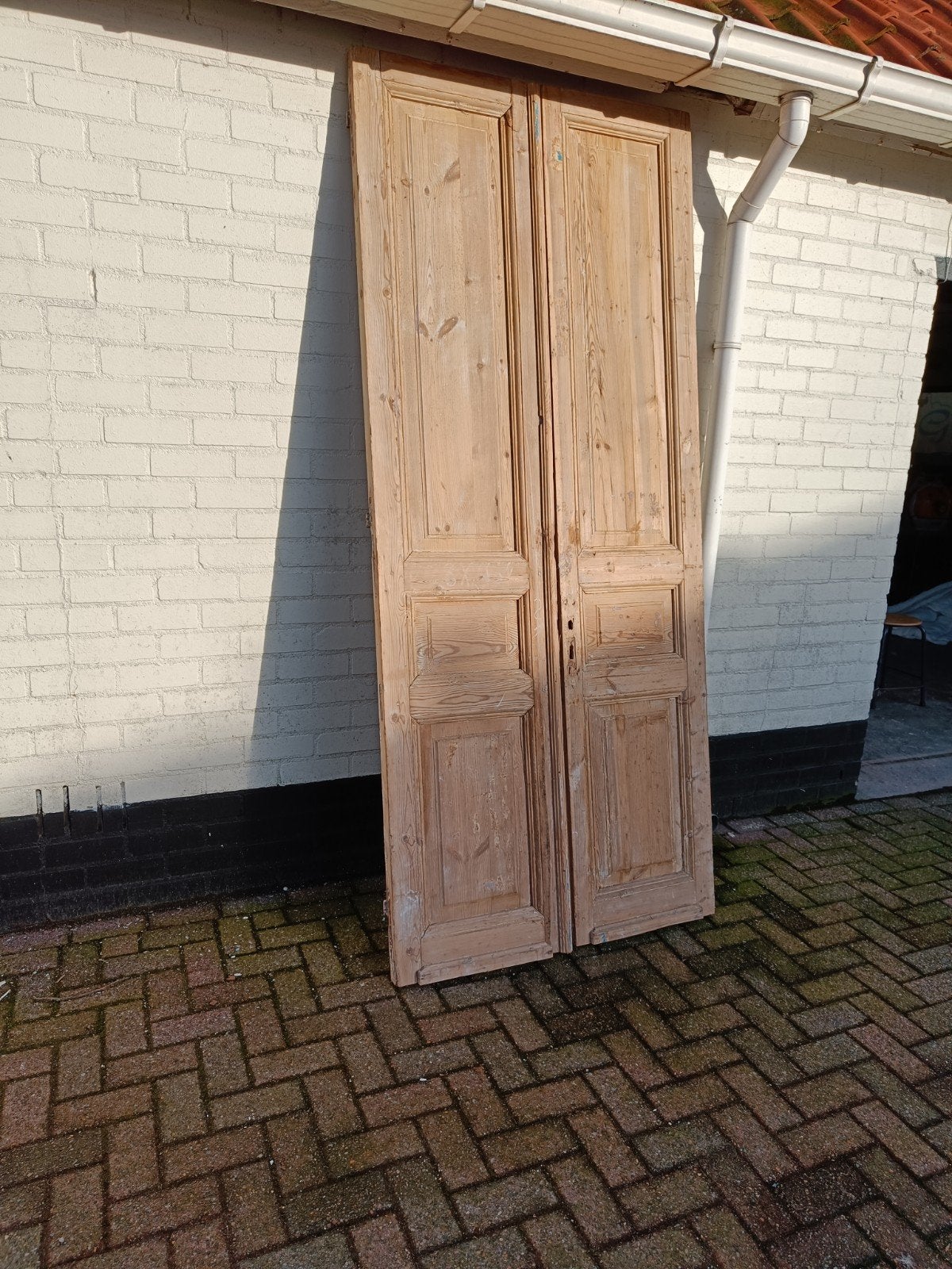 Paneeldeuren kastdeuren oude deuren, Ophalen