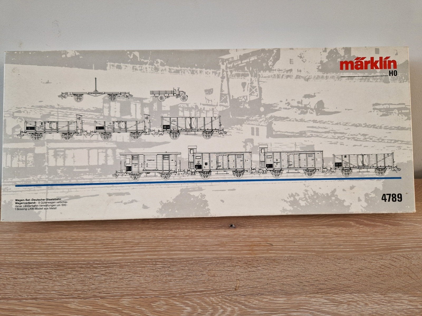 wagen -Set Deutscher Staatsbahn 1910, Ophalen, Wisselstroom, Märklin, Nieuw