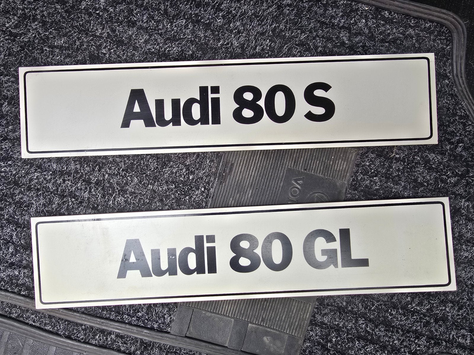Dealerplaten Audi 80, Ophalen of Verzenden, Gebruikt, Auto's