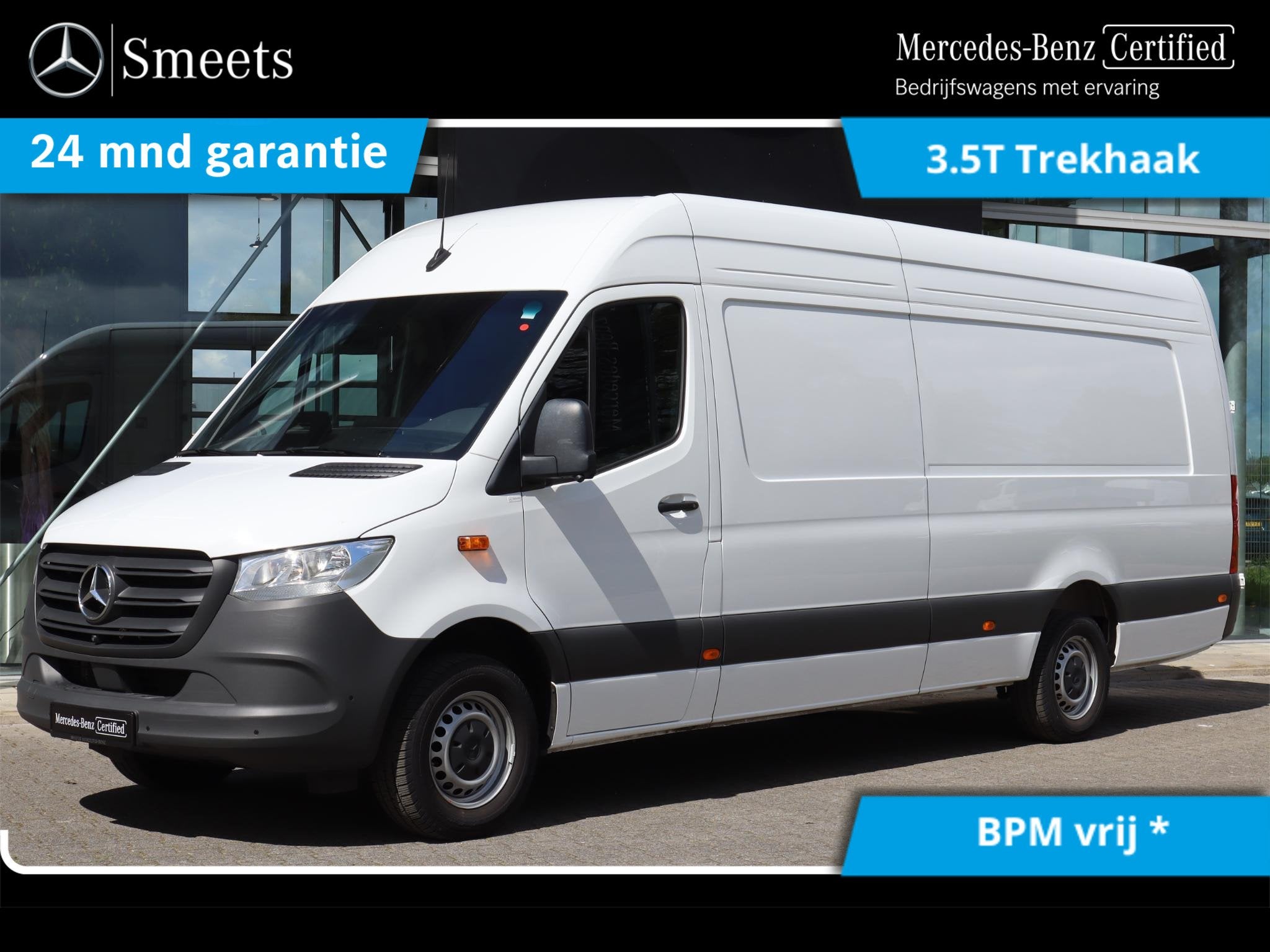 Mercedes-Benz Sprinter 317CDI L4 XXL PRO 3.5T TREKHAAK, Auto's, Gebruikt, Euro 6, 4 cilinders, 2442 kg
