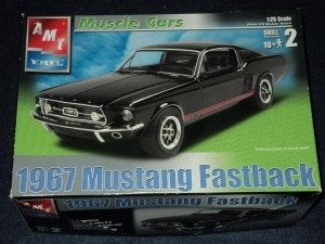 Bouwdoos 1967 Ford Mustang Fastback AMT, Overige merken, Auto, Groter dan 1:32, Nieuw