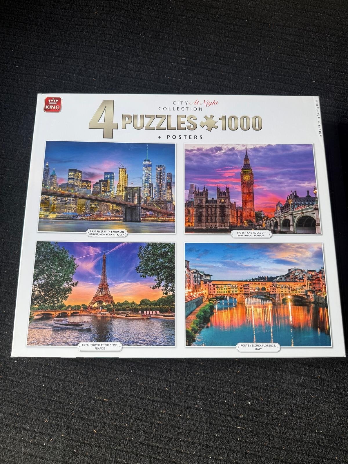 Diverse Legpuzzels 1000 stukjes - slechts 1x gebruikt, Ophalen, 500 t/m 1500 stukjes, Zo goed als nieuw, Legpuzzel