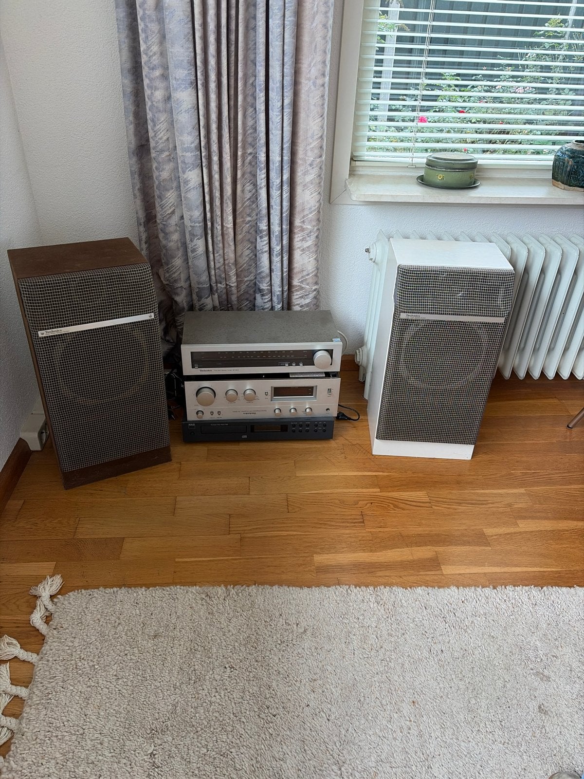 Vintage Technics Stereo Set met Speakers en NAD CD-speler, Gebruikt, Losse componenten, Cd-speler, Ophalen