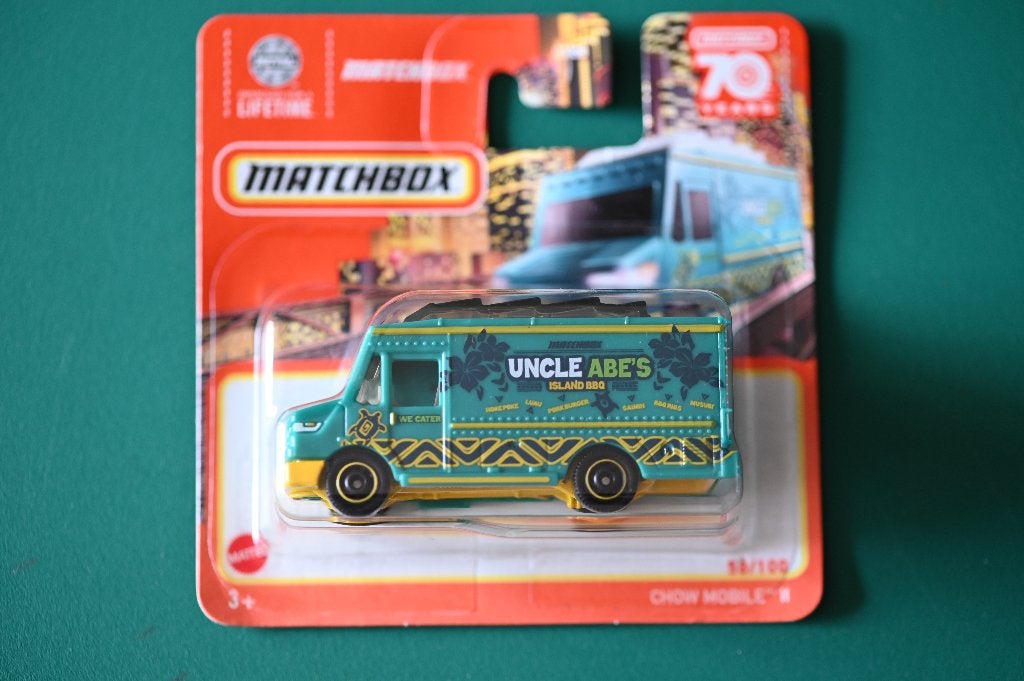 Matchbox Chow Mobile 'Uncle Abe's Island BBQ' - Nieuw, Ophalen of Verzenden, Nieuw, Bus of Vrachtwagen, Matchbox