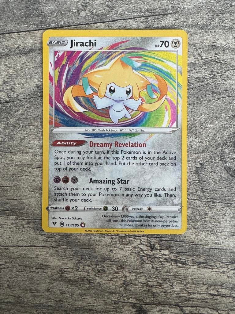 Jirachi 119/185 - Vivid Voltage, Hobby en Vrije tijd, Verzamelkaartspellen | Pokémon, Ophalen of Verzenden, Zo goed als nieuw