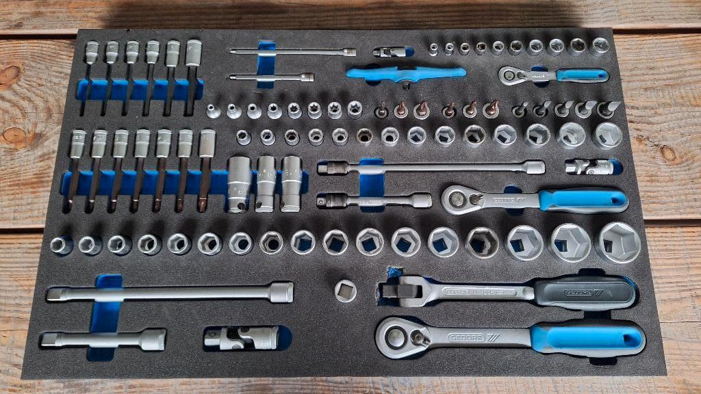Gedore 2005 CT4-U-20 dopsleutel-set 1/4 - 3/8 - 1/2" Nieuw., ., Nieuw, Ophalen of Verzenden, .
