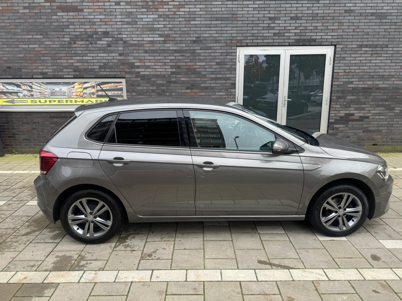 Volkswagen Polo DSG 2018, Zwart, 95 pk, 49 €/maand, Particulier