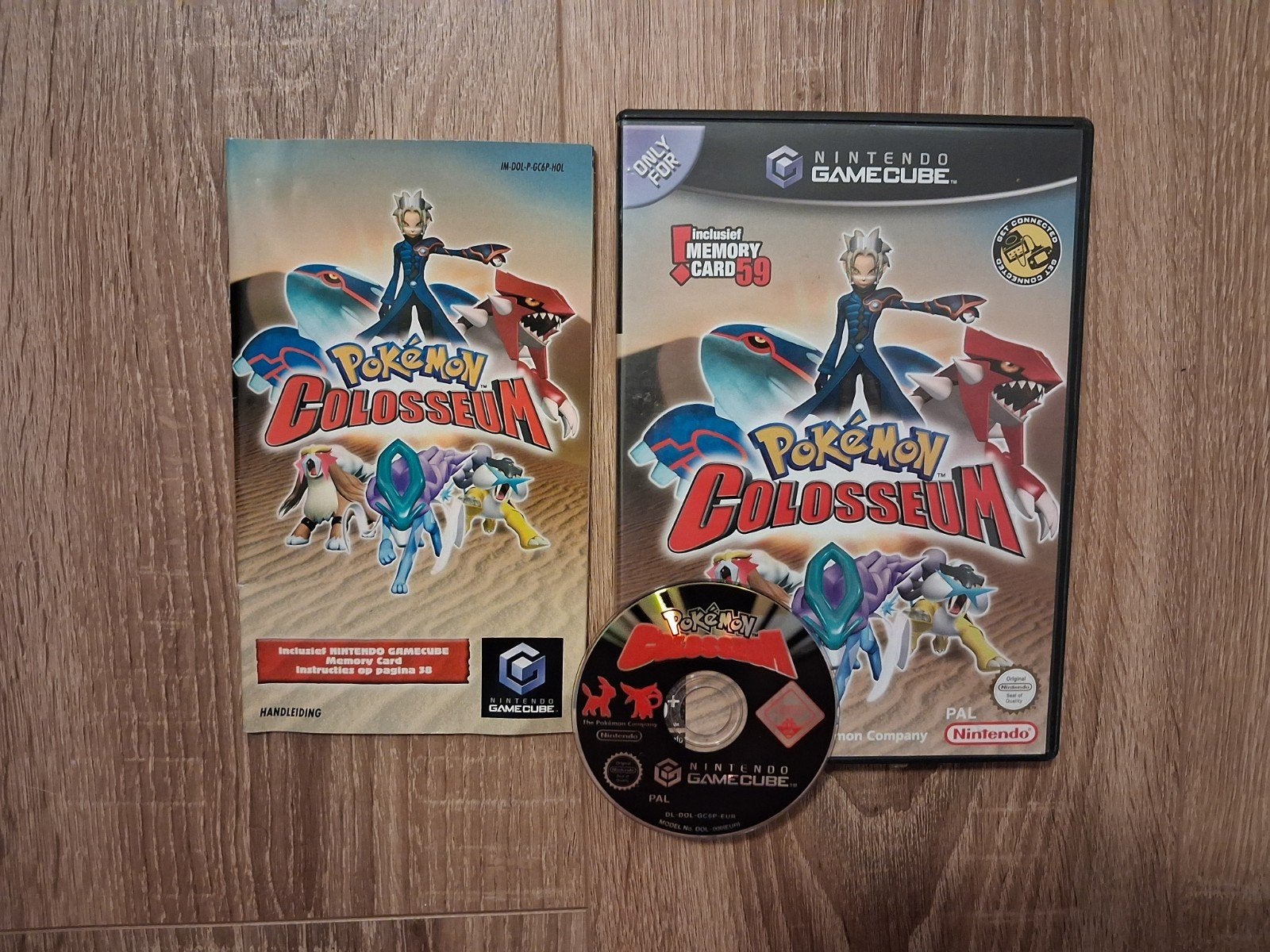 Pokémon Colosseum GameCube (PAL) met handleiding, Gebruikt, 1 speler, Ophalen of Verzenden, Role Playing Game (Rpg)