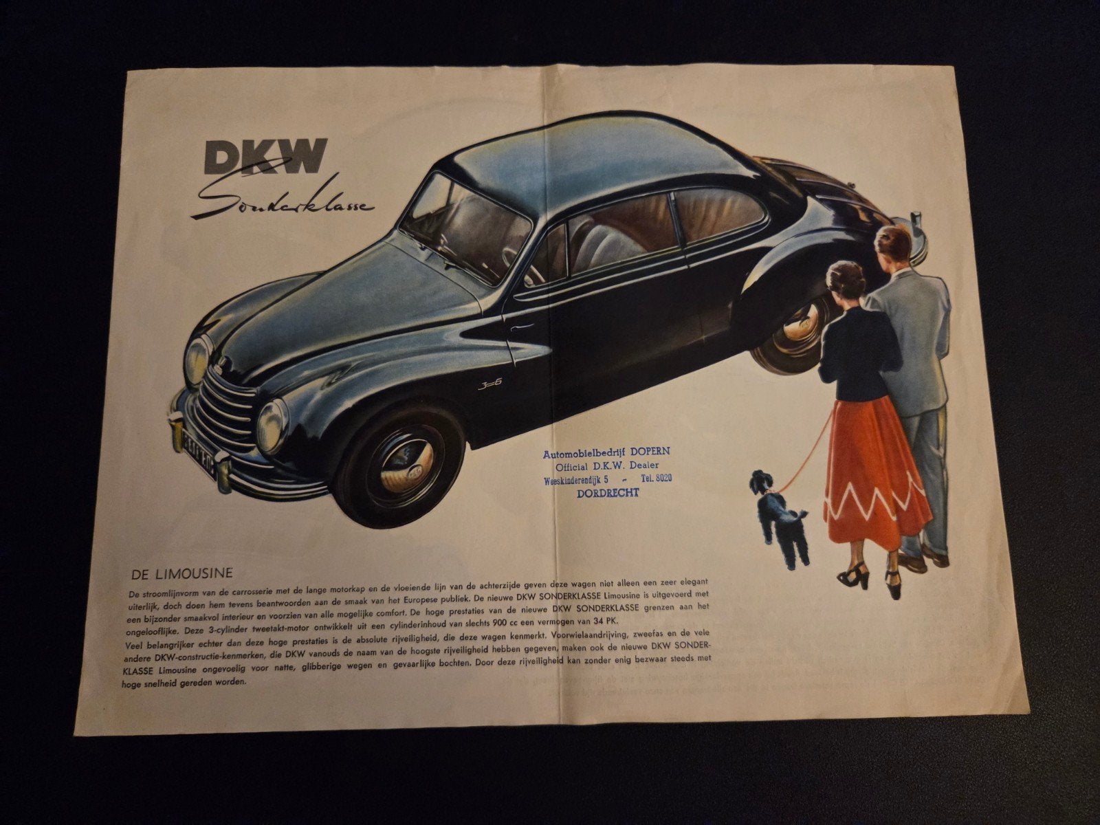 Brochure DKW, Ophalen of Verzenden, Zo goed als nieuw, Overige merken
