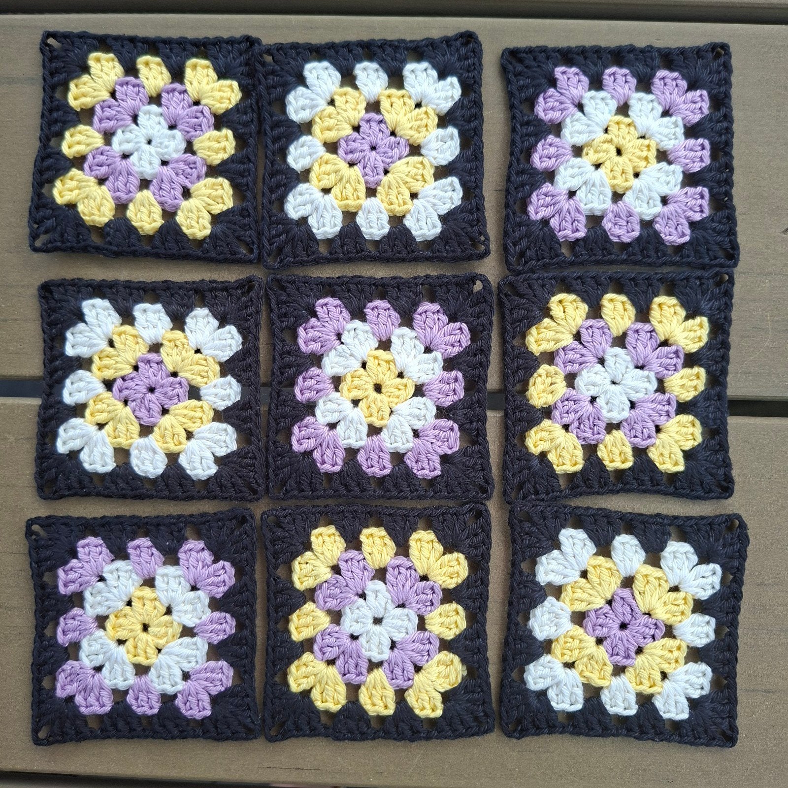 Granny square lapjes, Ophalen of Verzenden, Nieuw