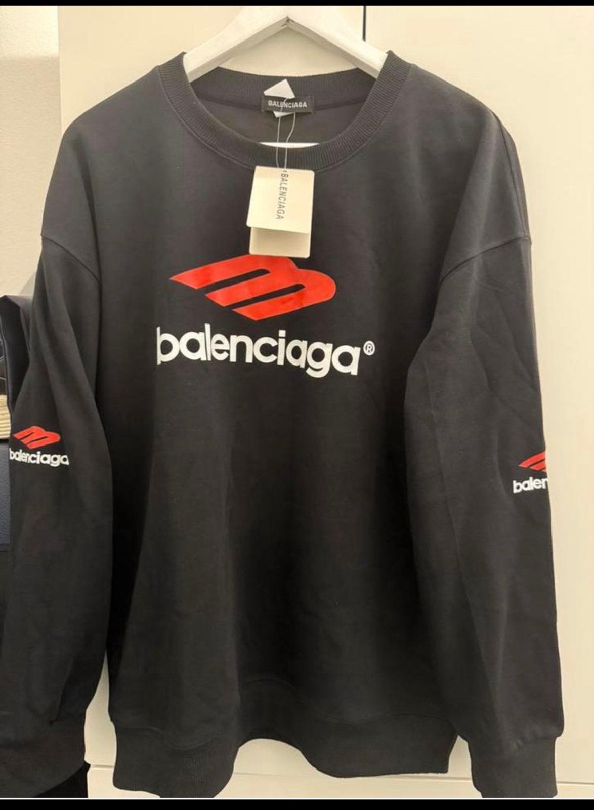 Balenciaga Sweater 3B Sports Icon Met Labels, Ophalen of Verzenden, Nieuw, Maat 48/50 (M), Zwart