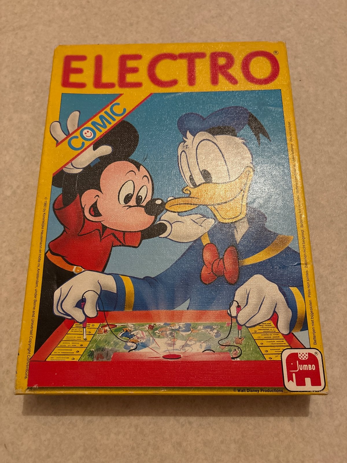 Vintage Jumbo Electro Comic Disney spel - Mickey & Donald, Ophalen of Verzenden, Zo goed als nieuw