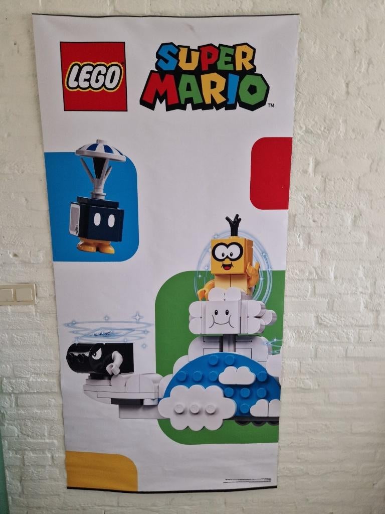 LEGO SUPER MARIO banners, Gebruikt, Lego, Ophalen of Verzenden, Compleet