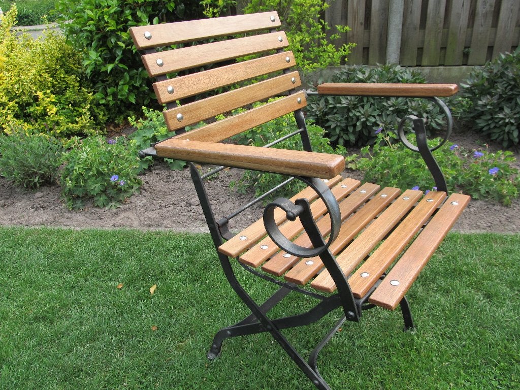 Inklapbare TUINSTOEL, Tuin en Terras, Ophalen, Zo goed als nieuw, Hout, Inklapbaar