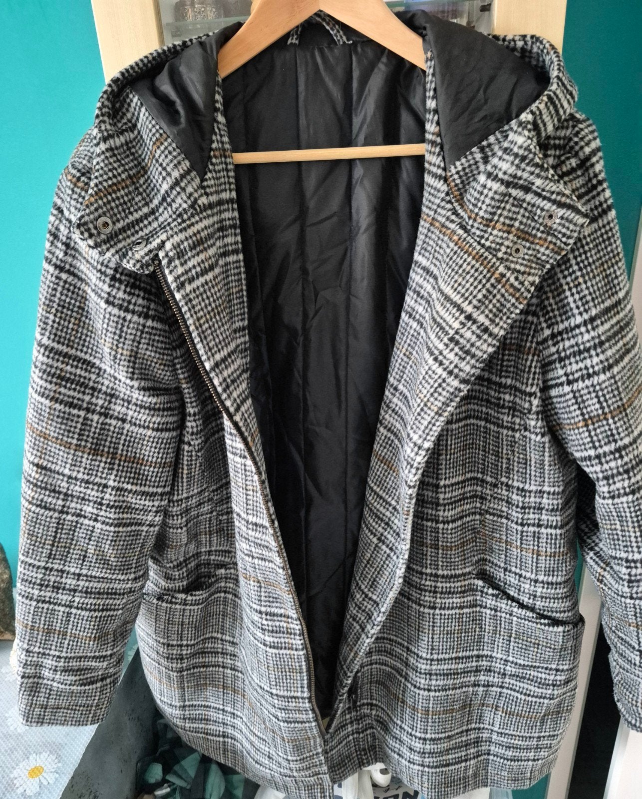 wollen jas MAXI BLUE MT52, Blauw, Maat 46/48 (XL) of groter, Ophalen of Verzenden, Gedragen