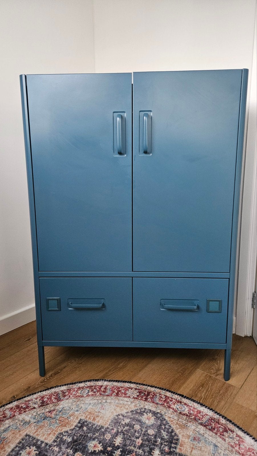 IKEA Idåsen kast - Blauw (80x47x119 cm), Ophalen, Zo goed als nieuw