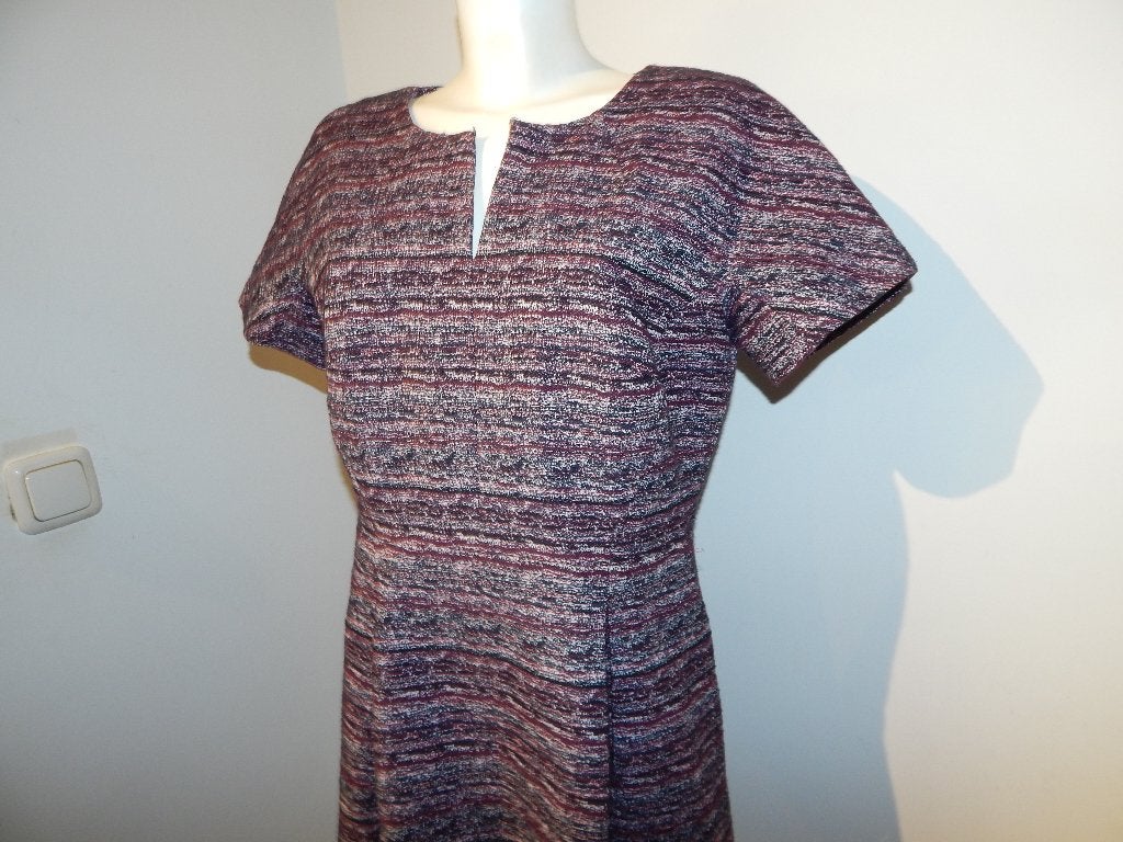 Natan edition 5 beeldschone jurk gemelleerd kleuren mt 42, Kleding | Dames, Maat 42/44 (L), Zo goed als nieuw, Knielengte, Natan
