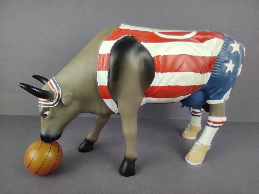 CowParade/Cow Parade Koe “Bess Bovine” LARGE, Antiek en Kunst, Ophalen of Verzenden, Beeld, Meerkleurig, Handgemaakt