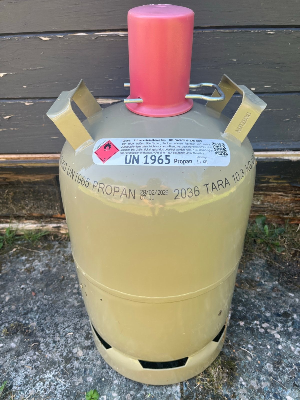 5 lege gasflessen, 11 kg propaan, Ophalen of Verzenden, Gebruikt
