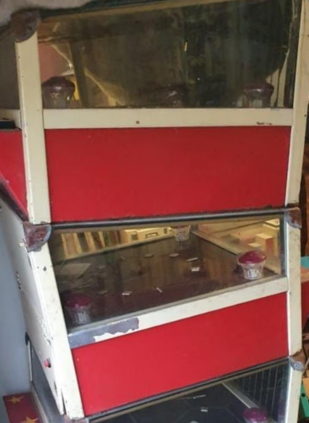 2 oude cijferspel kermis automaten, Ophalen, Gebruikt